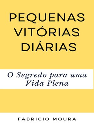 cover image of Pequenas Vitórias Diárias